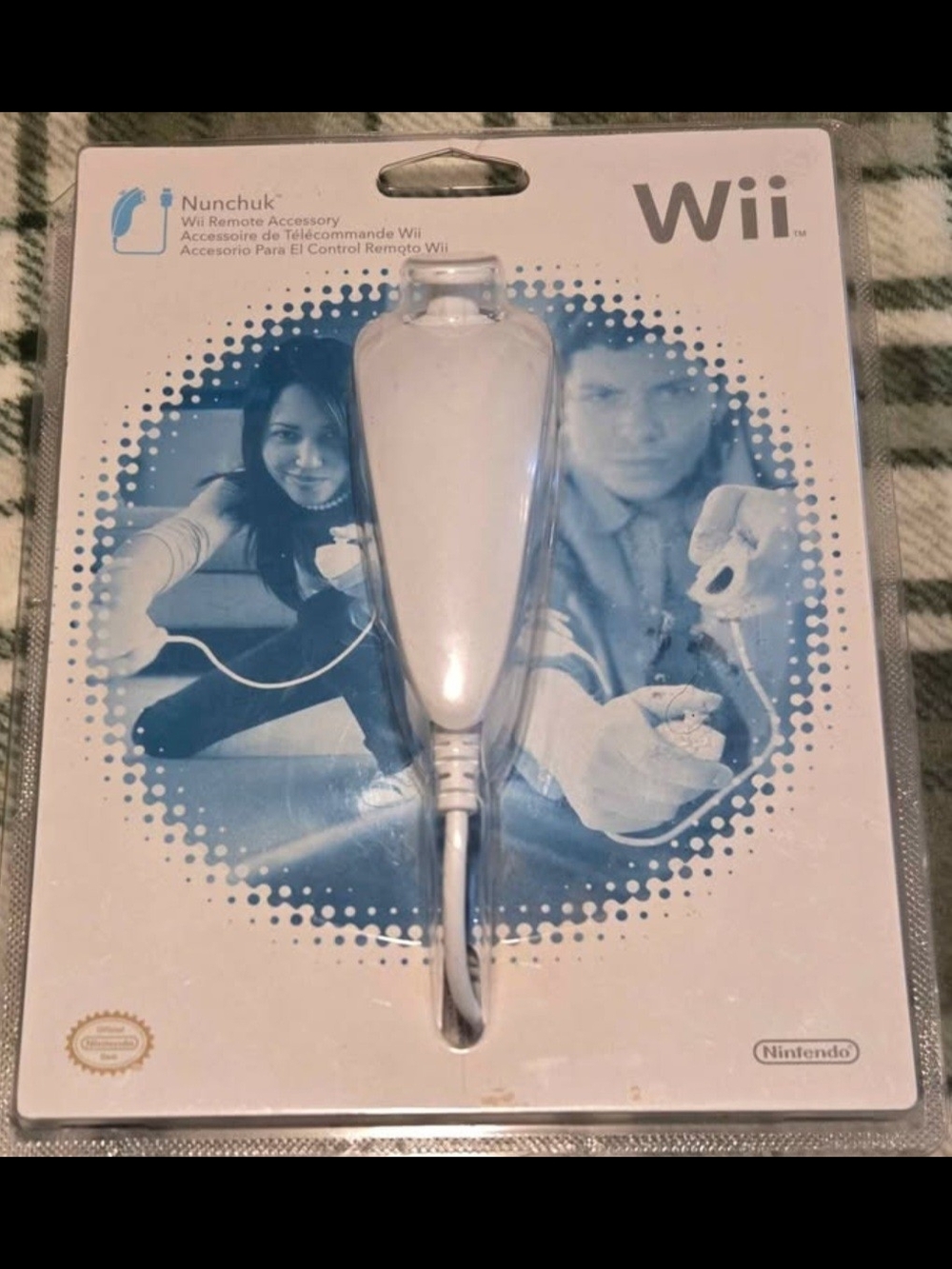 Nintendo White Wii Nunchuk Accessory
